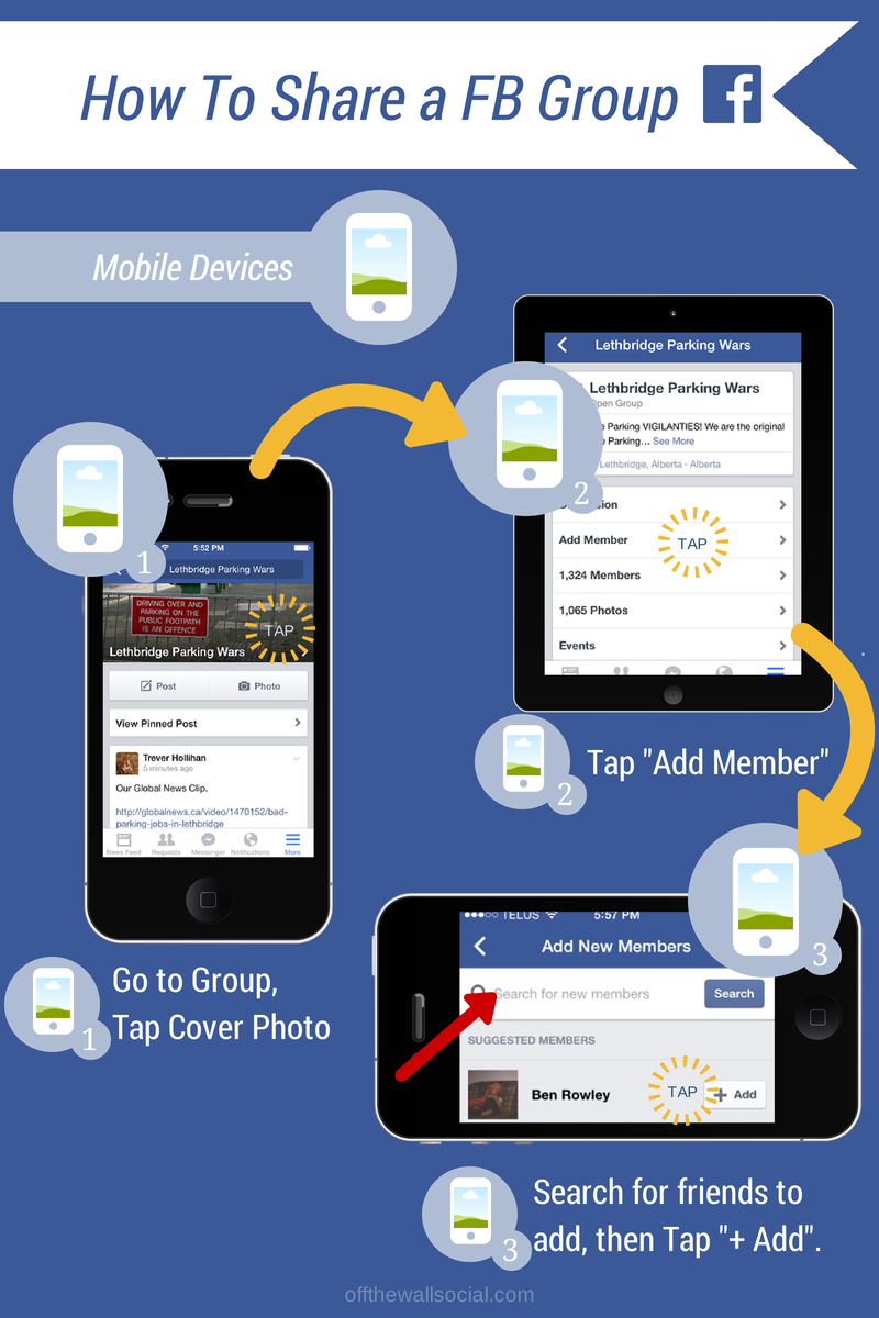 How To Share Facebook Groups (graphics) - Off The Wall Social Off The ...